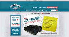 Desktop Screenshot of cooperbrostrucking.com